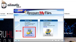 Recovery My Files Resimli Anlatım